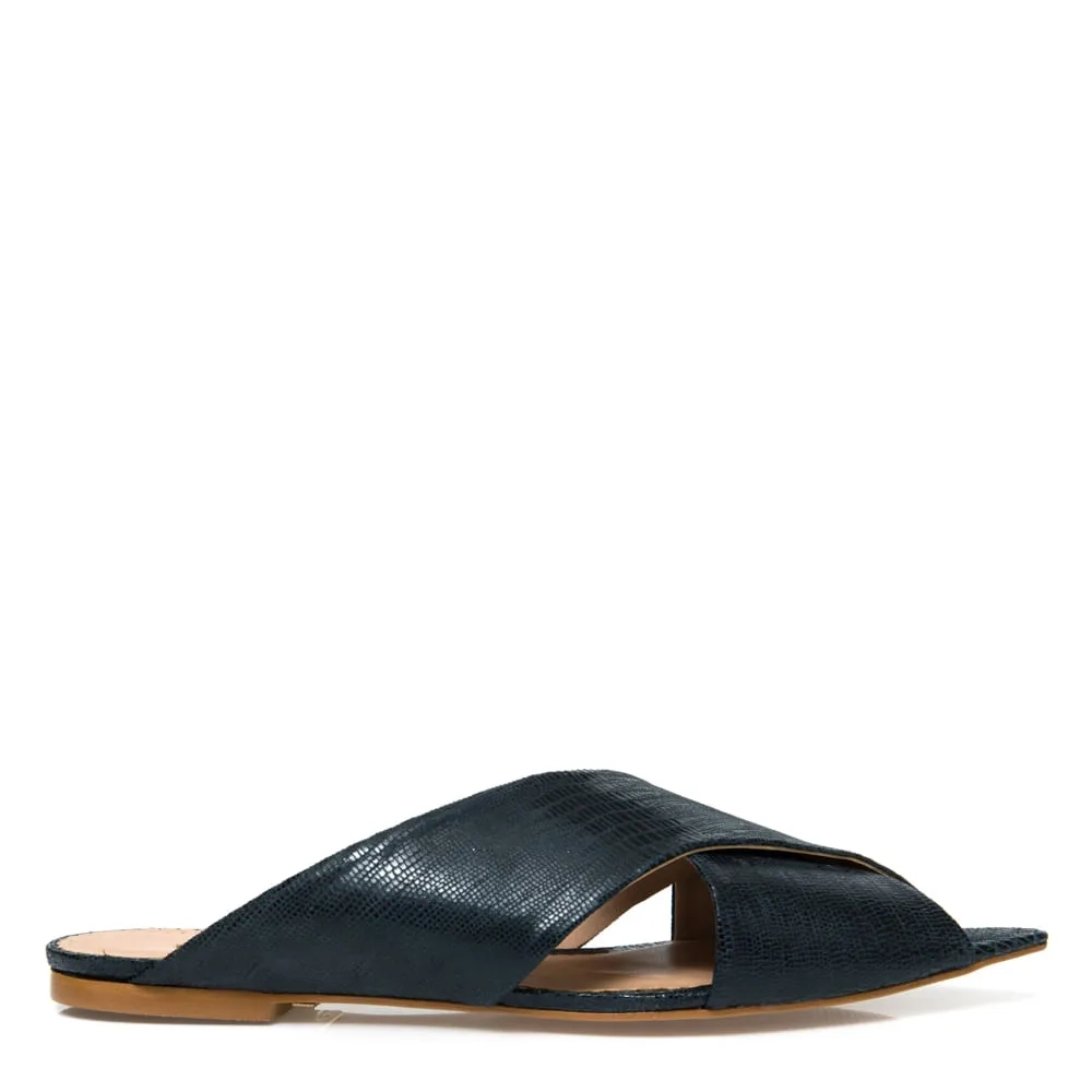 MULE LYSA AZUL MARINHO