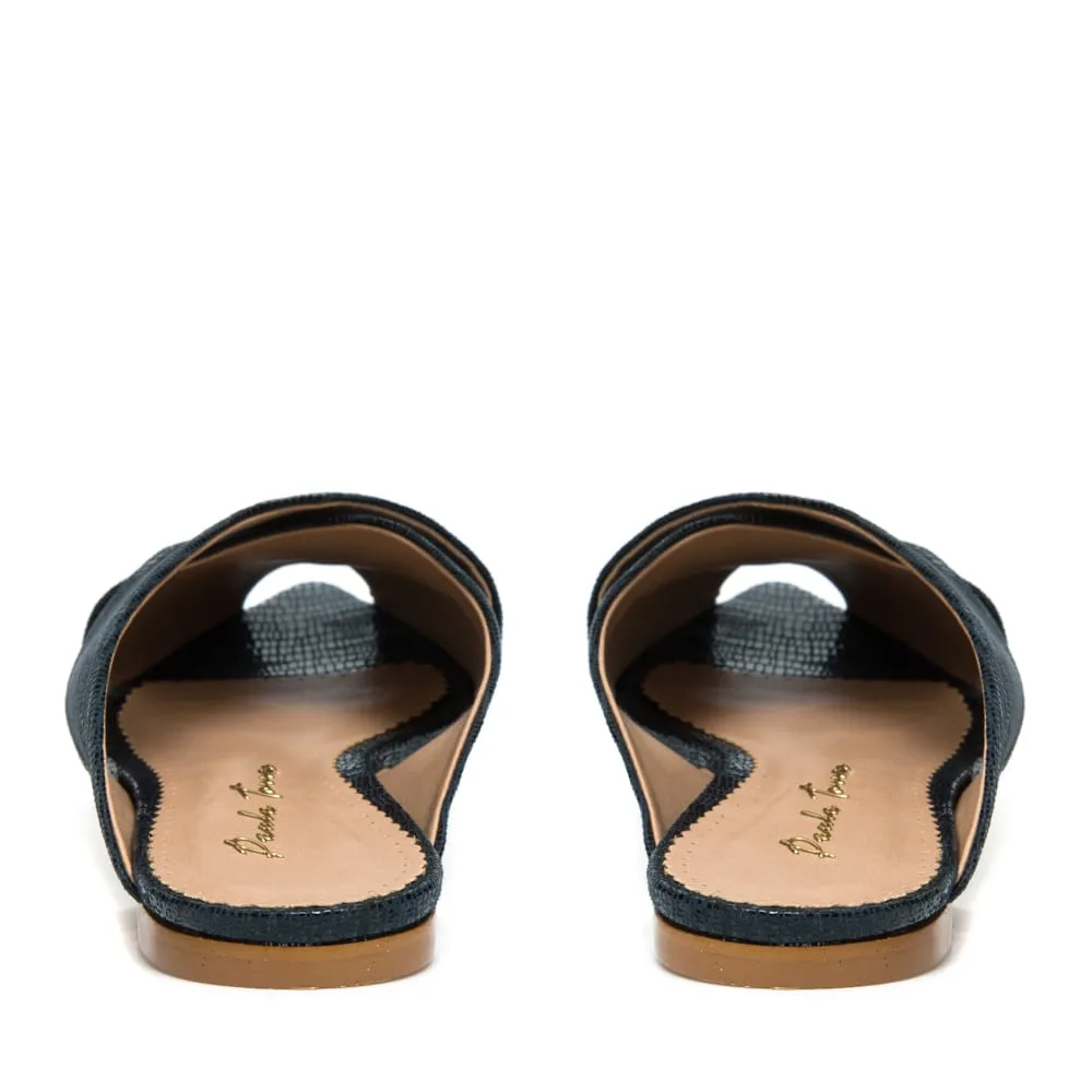 MULE LYSA AZUL MARINHO