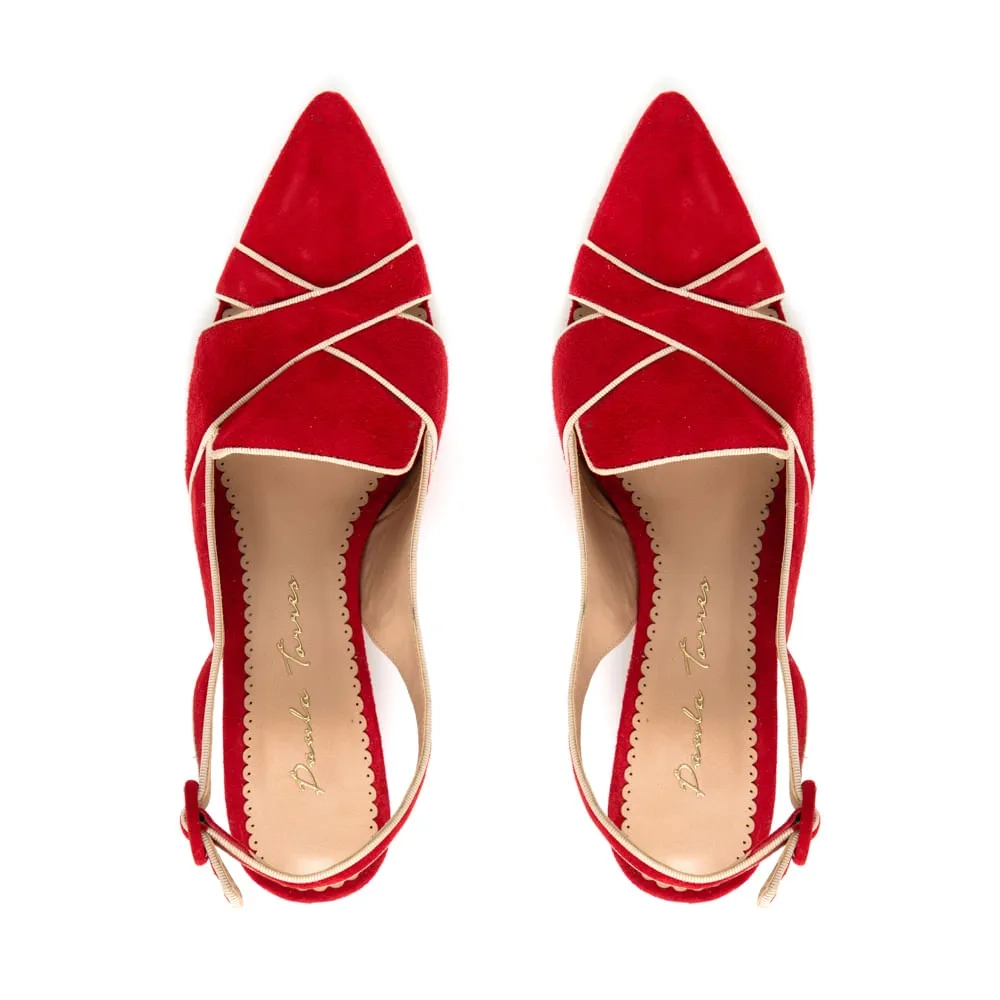 SCARPIN STELLA VERMELHO