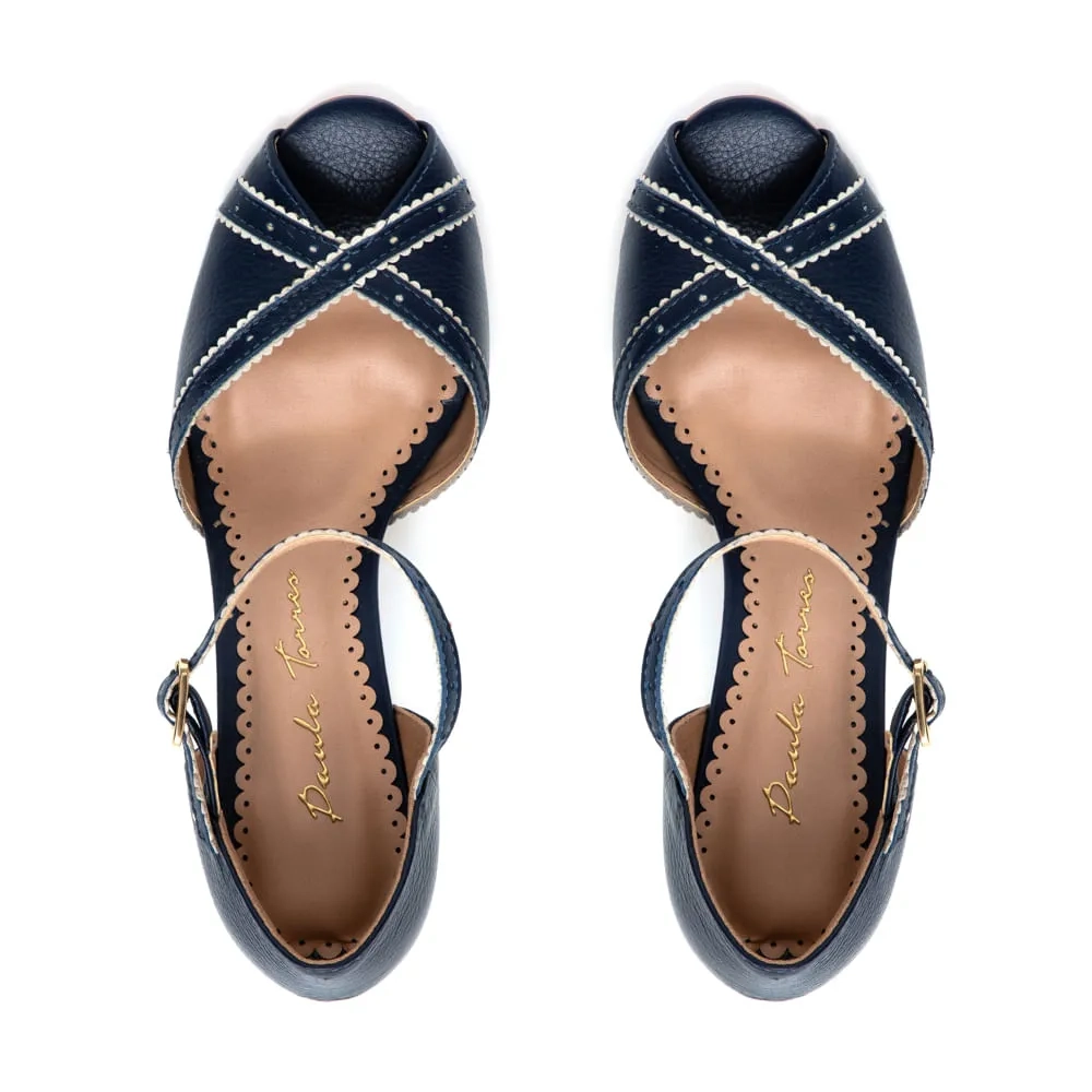 SANDÁLIA GIULIANE AZUL MARINHO