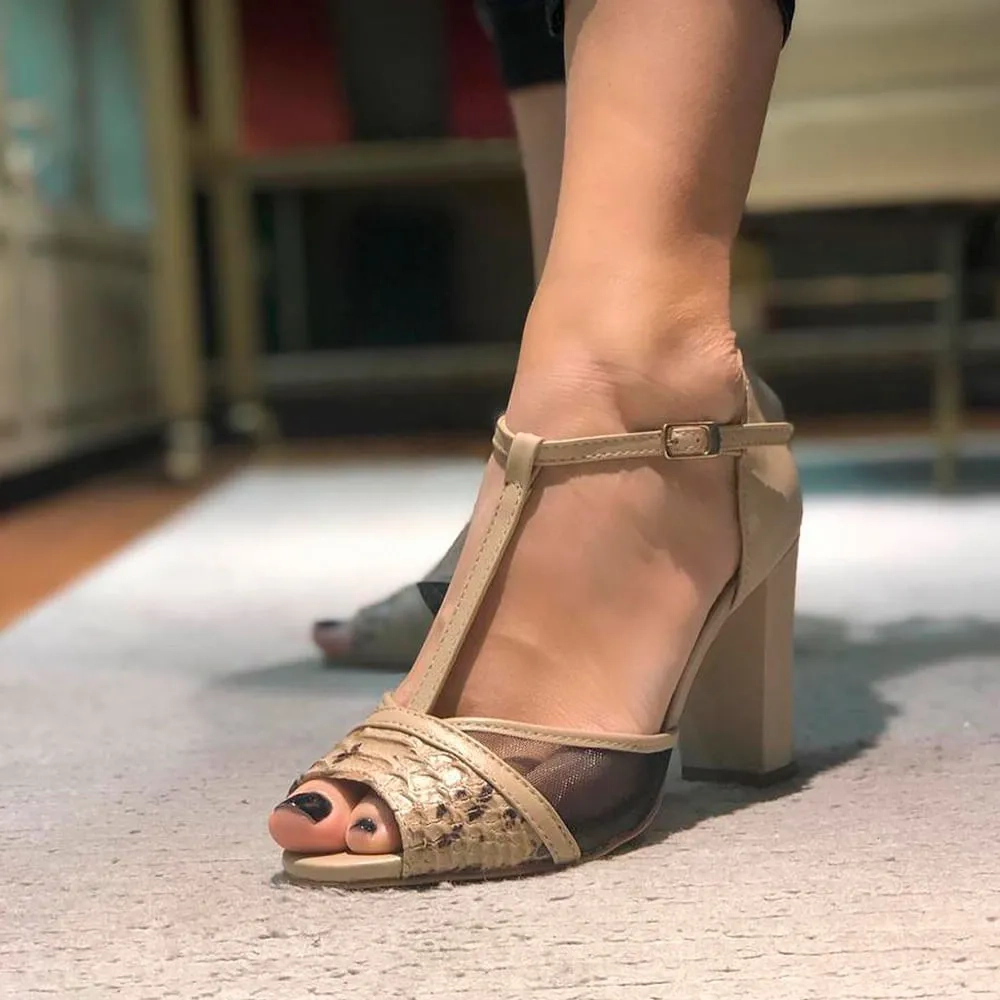 SANDÁLIA DANIELE BEGE