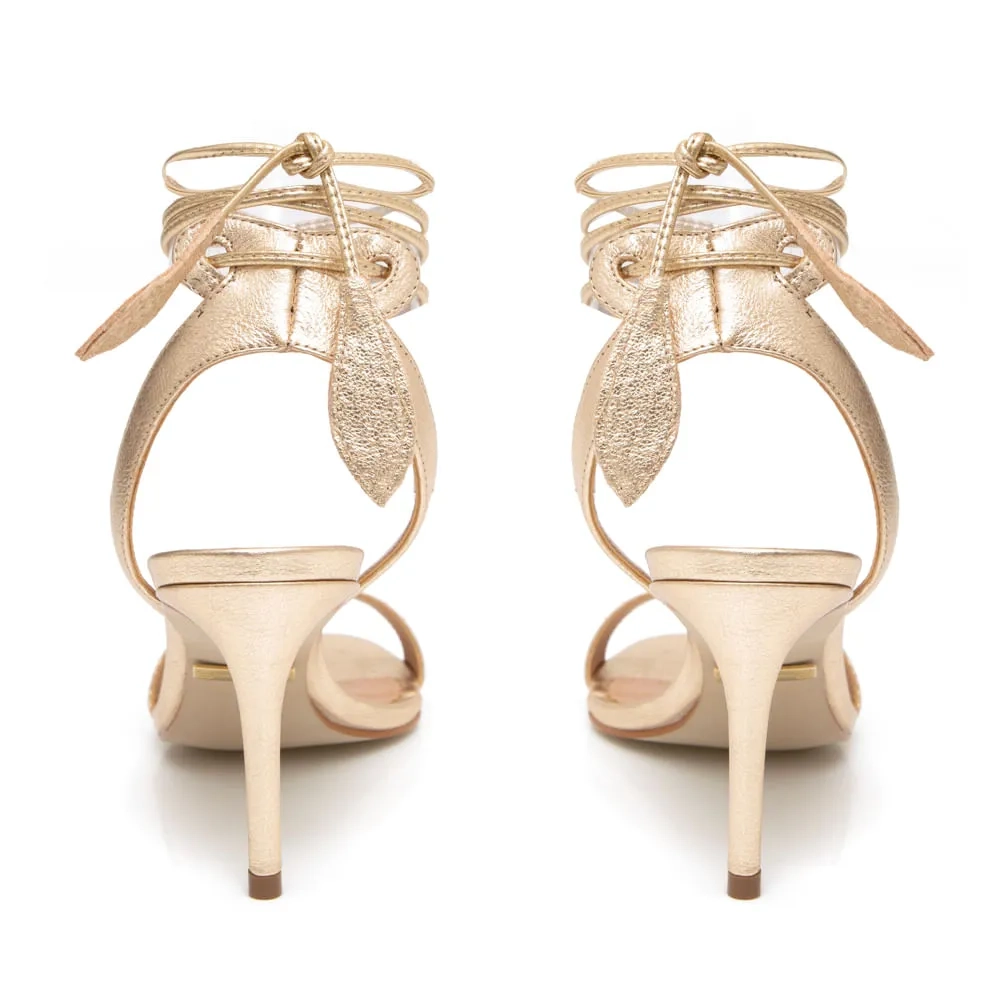 SANDÁLIA CAROL MÉDIO DOURADO