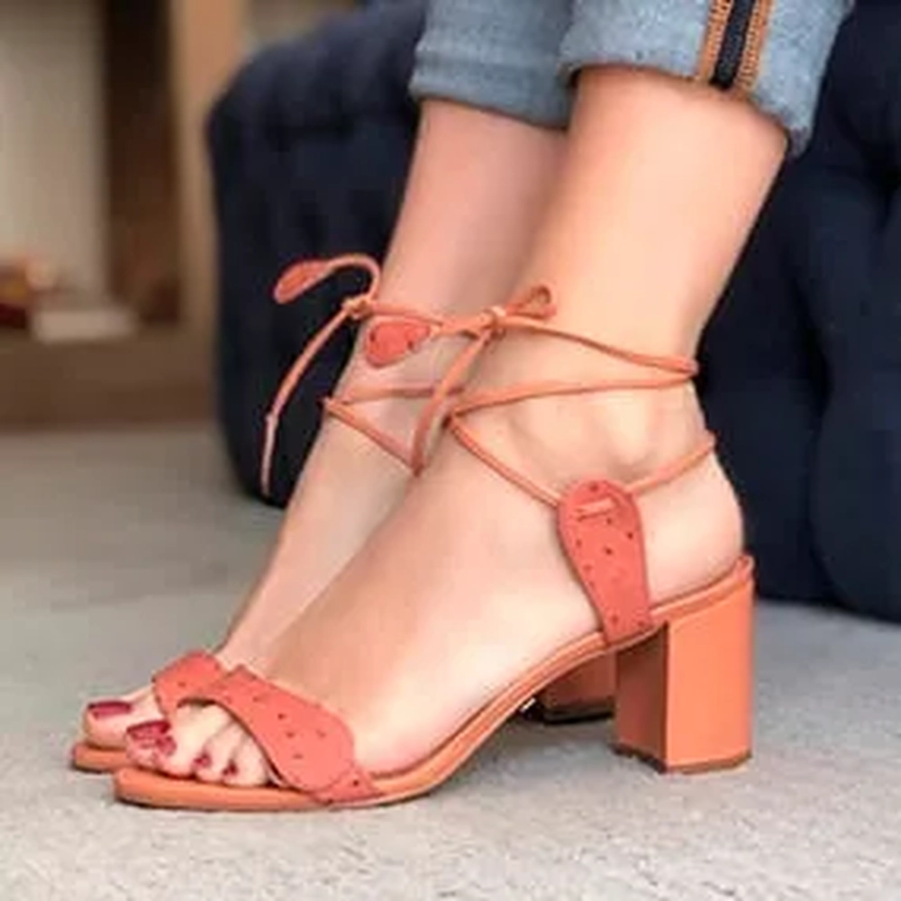 SANDÁLIA ZOE CORAL