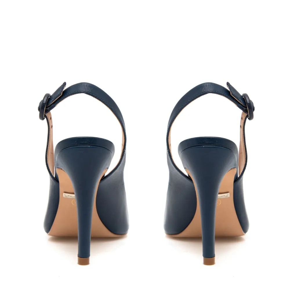 SCARPIN AMY AZUL MARINHO