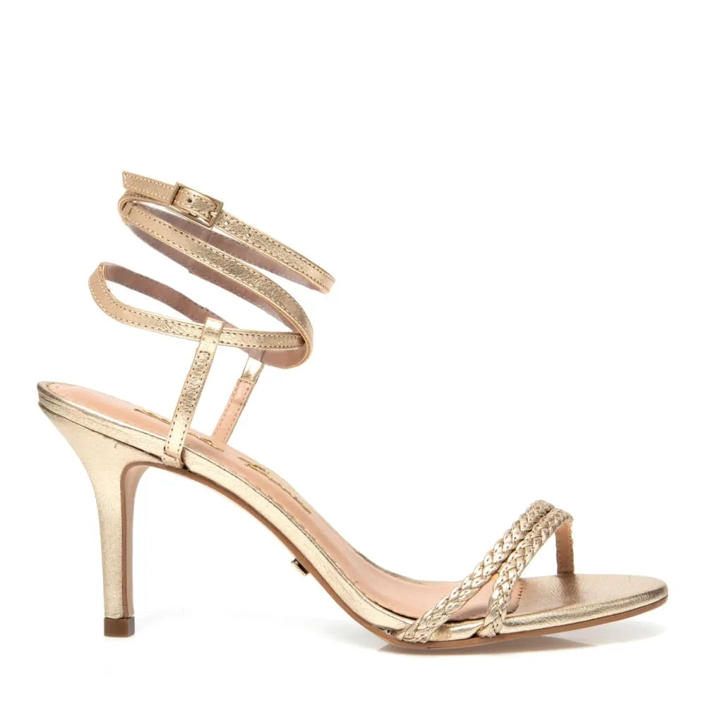 SANDÁLIA CAMILE DOURADO