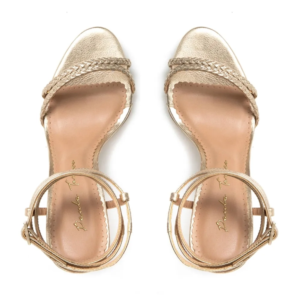 SANDÁLIA CAMILE DOURADO