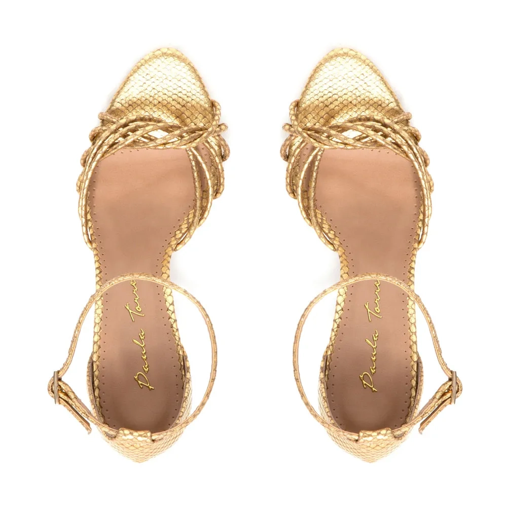 SANDÁLIA LADY DOURADO