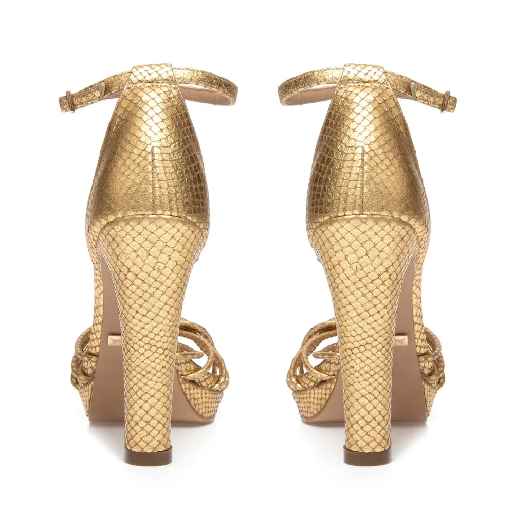 SANDÁLIA LADY DOURADO