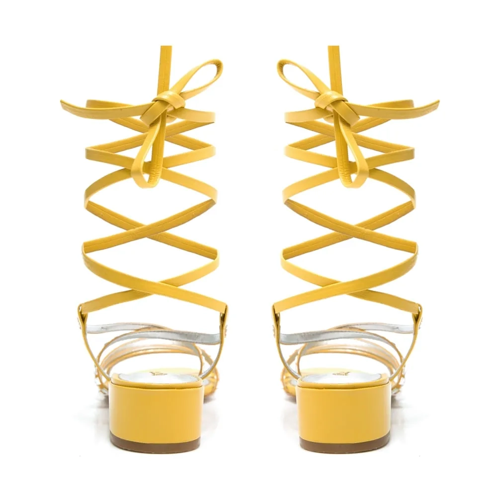 SANDÁLIA MEL AMARELO