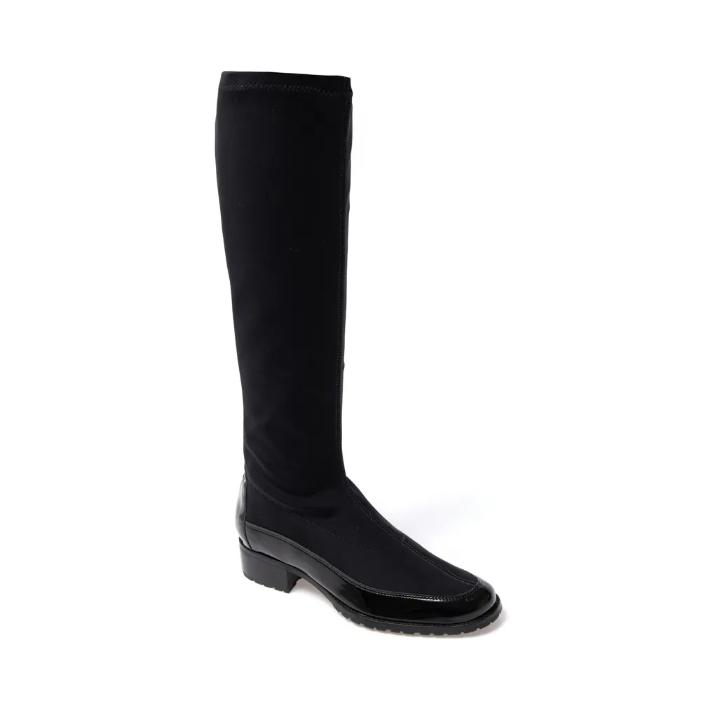 BOTA VENEZA CANO ALTO  PRETO