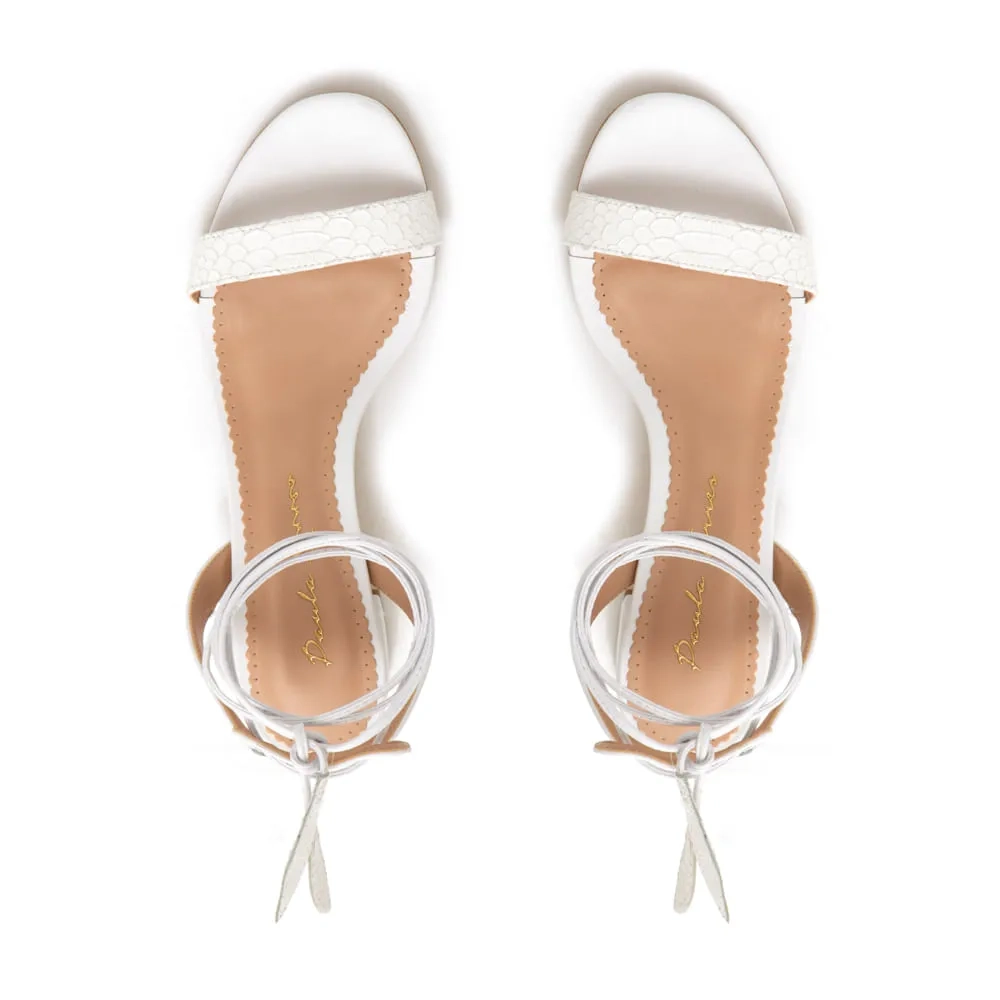 SANDÁLIA CAROL BAIXA BRANCA