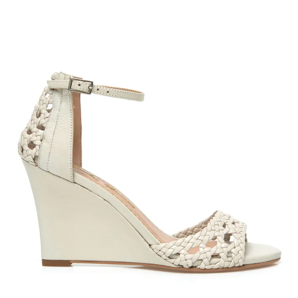 SANDÁLIA ANABELA FRANCY OFF WHITE