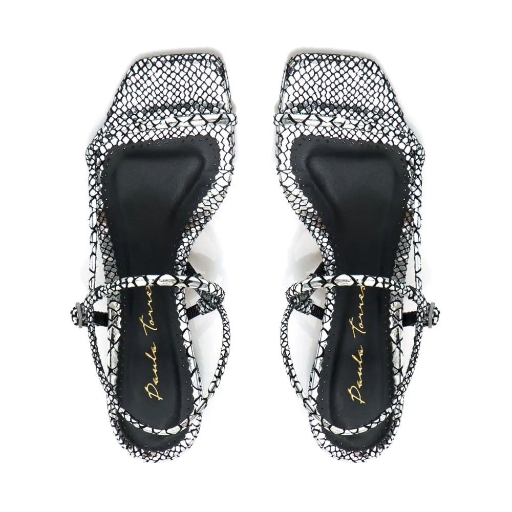 SANDÁLIA LETICIA PRATA