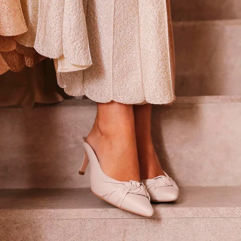 MULE RENATA OFF WHITE