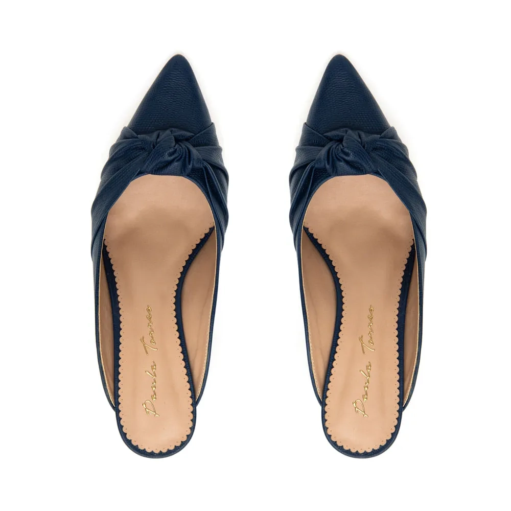 MULE RENATA AZUL MARINHO