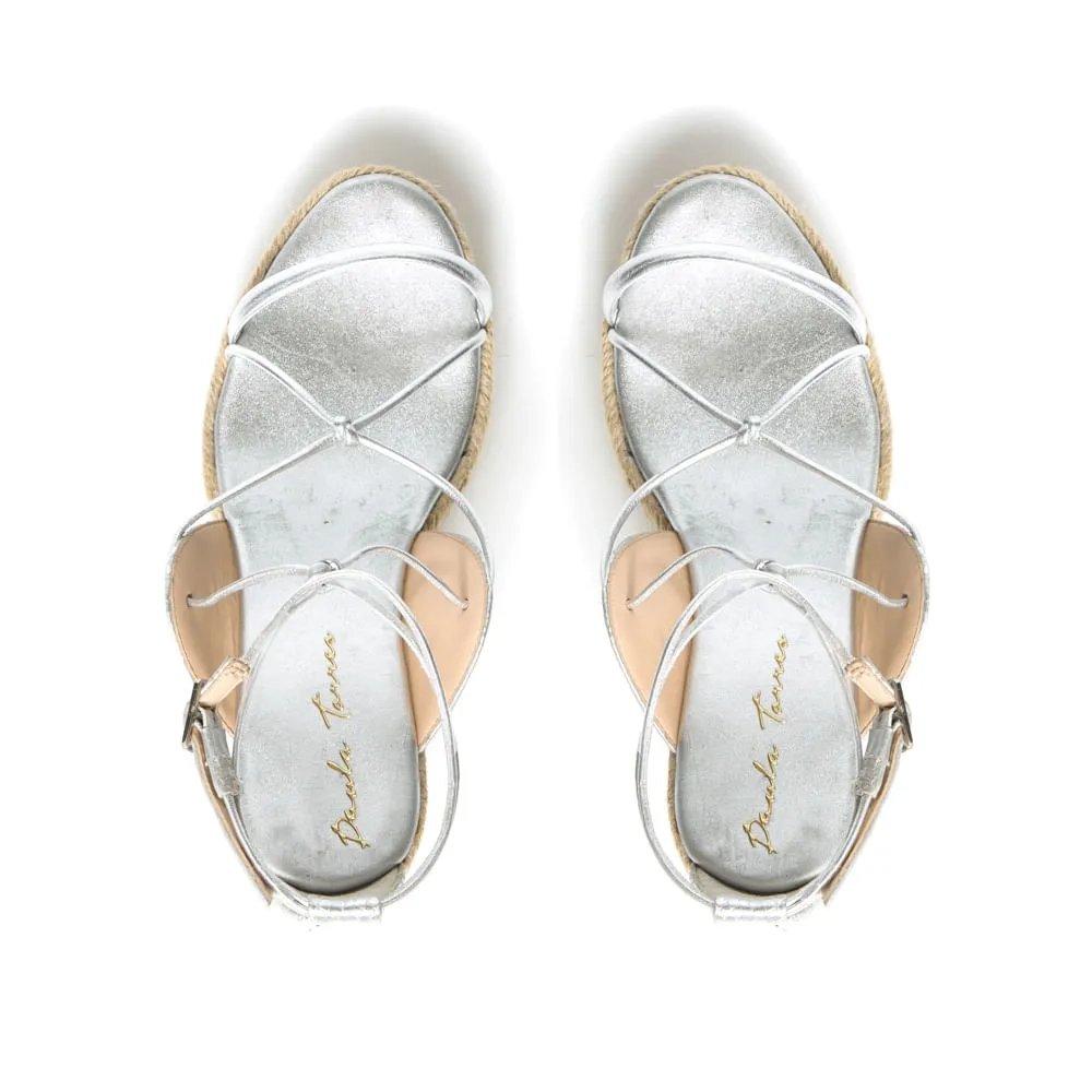 SANDÁLIA ANABELA MARRAKESH PRATA