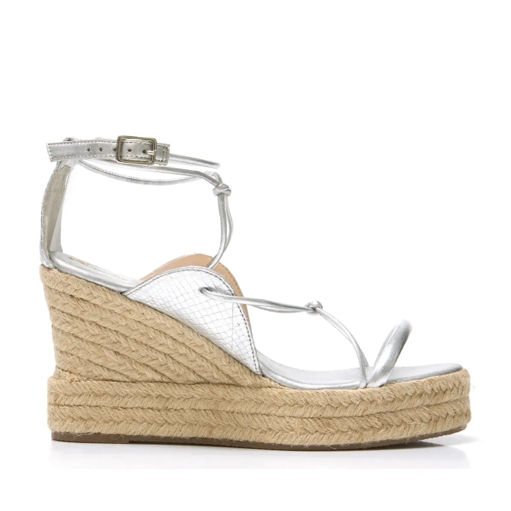 SANDÁLIA ANABELA MARRAKESH PRATA