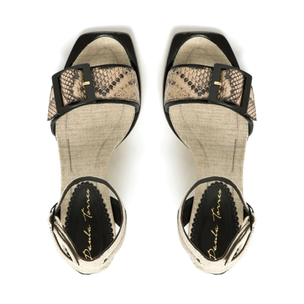 SANDÁLIA CASABLANCA BEGE