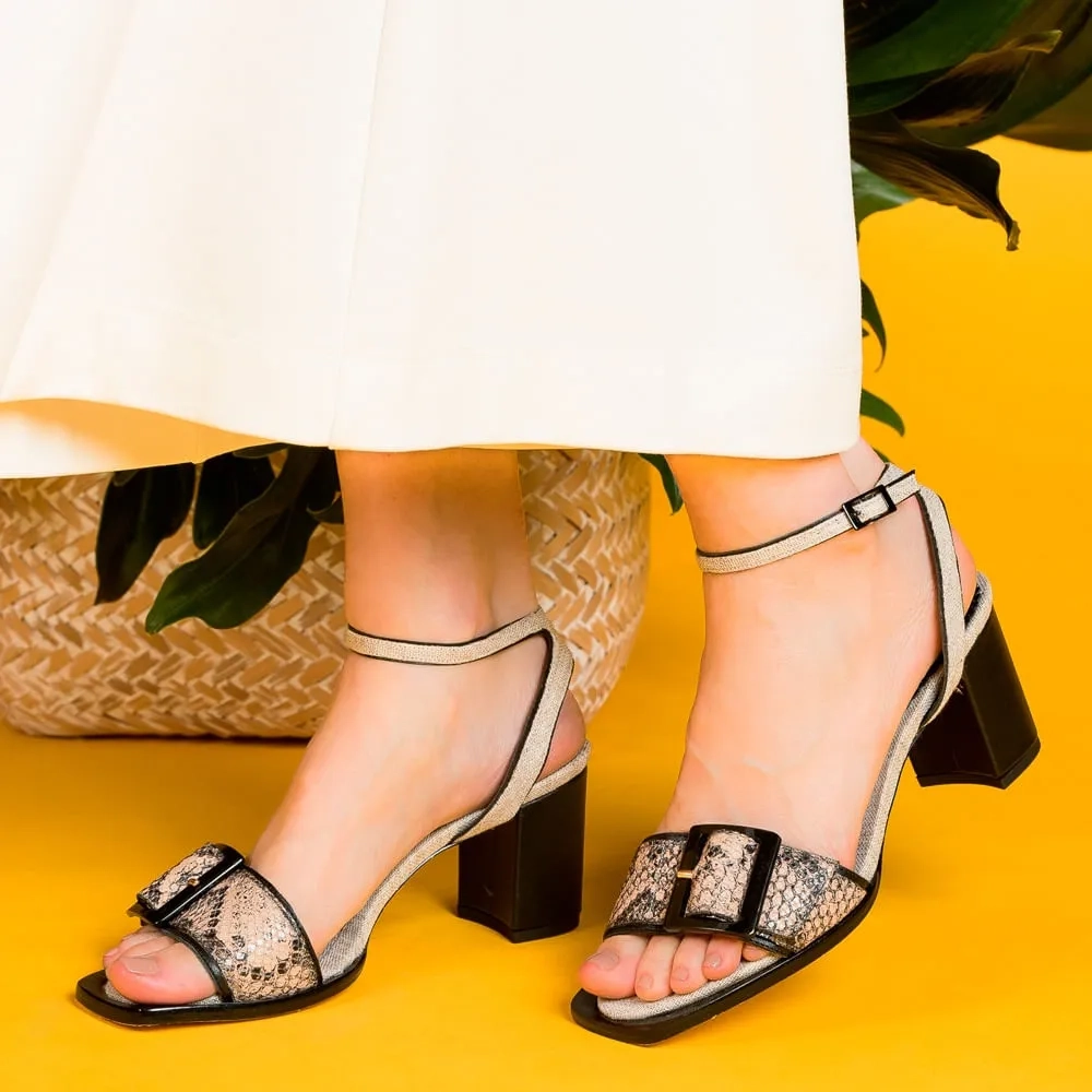 SANDÁLIA CASABLANCA BEGE