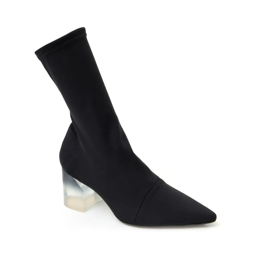 BOTA ALEXA SALTO ACRÍLICO PRETO