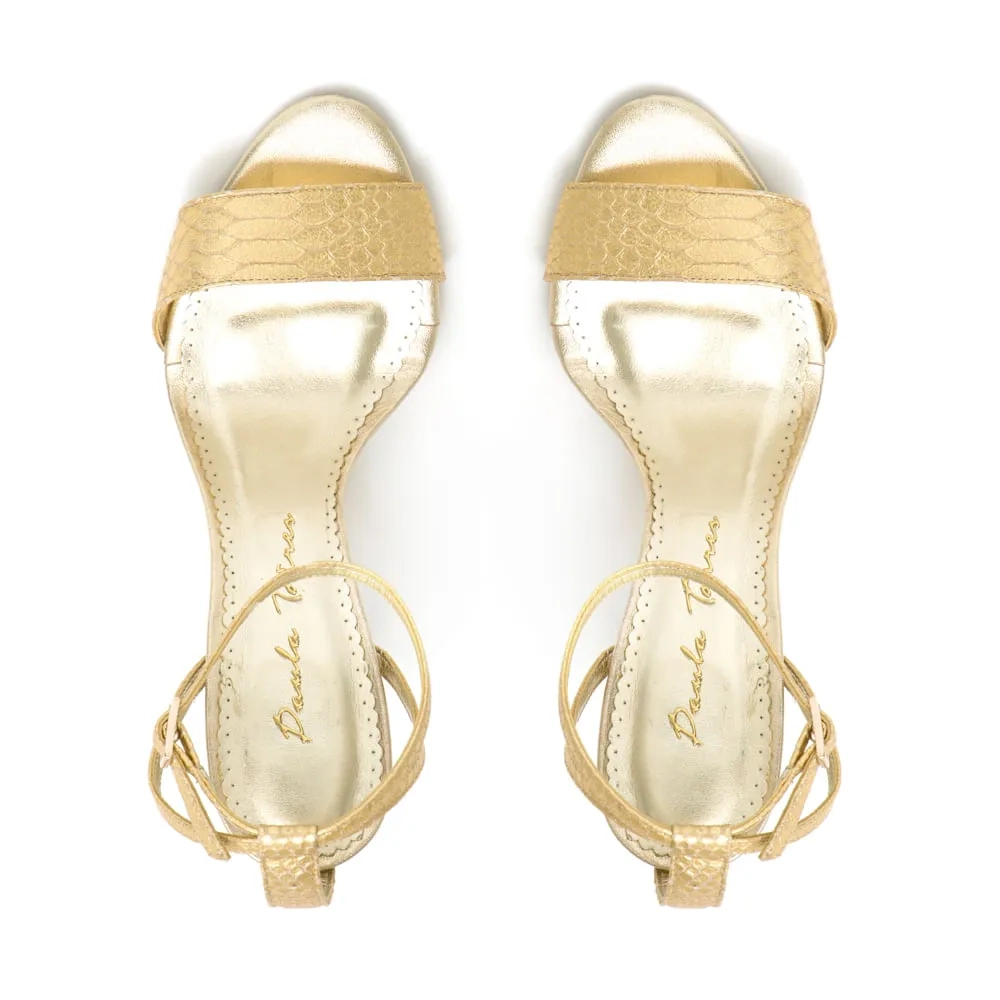 SANDÁLIA CYNTHIA DOURADO