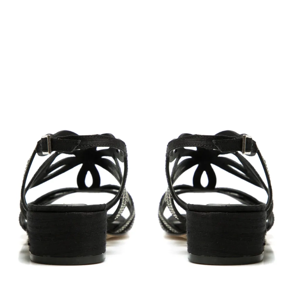 SANDÁLIA FLOWER PRETO