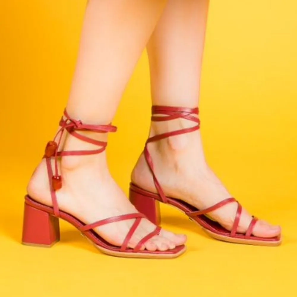 SANDÁLIA TOSCANA VINHO