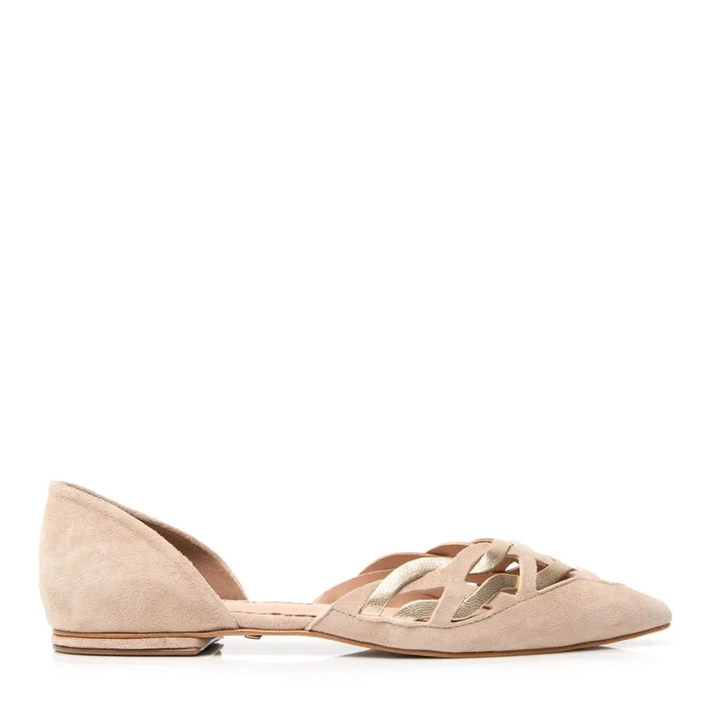 SAPATILHA TRANÇAS BEGE