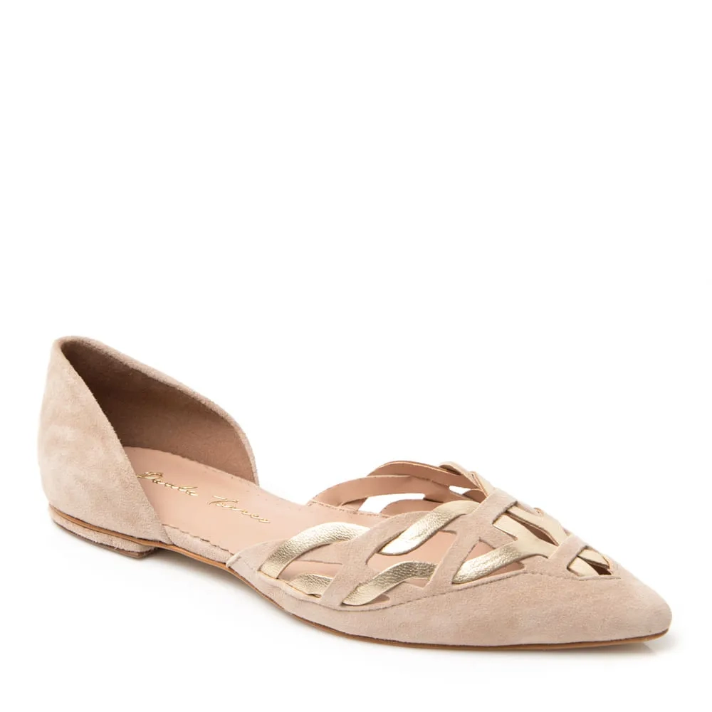 SAPATILHA TRANÇAS BEGE