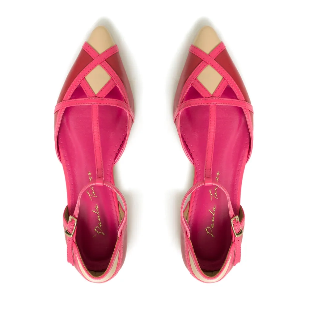 SAPATILHA NÁPOLIS CEREJA