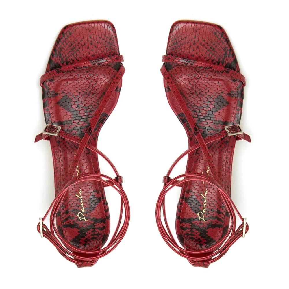 SANDÁLIA PALOMA VERMELHO