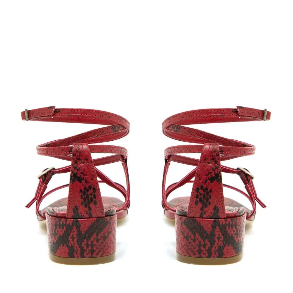 SANDÁLIA PALOMA VERMELHO