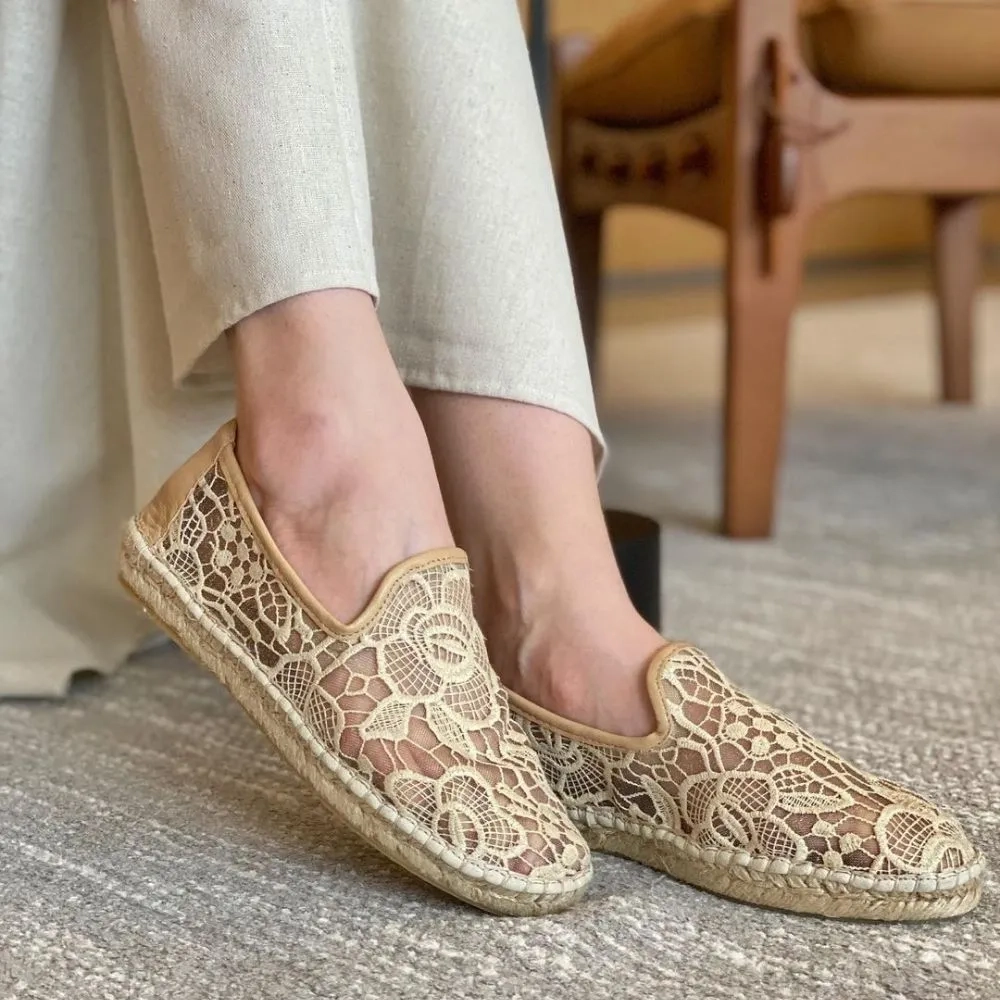 ALPARGATA RENDA BEGE