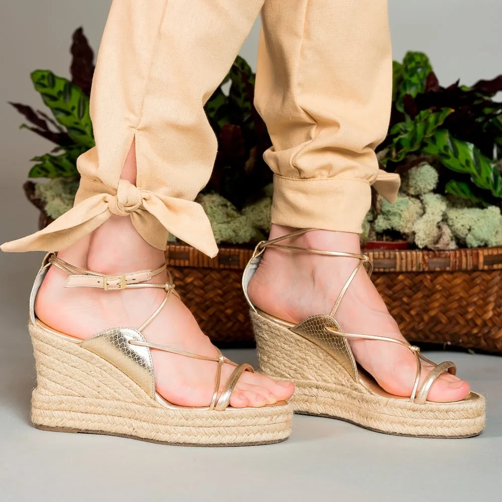 SANDÁLIA ANABELA MARRAKESH SATURNO