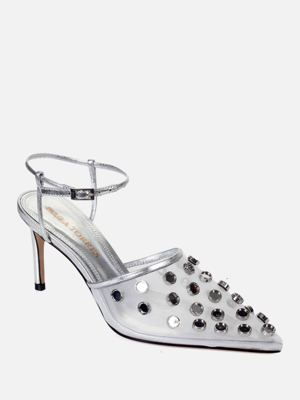 SCARPIN AURORA ALTO PRATA