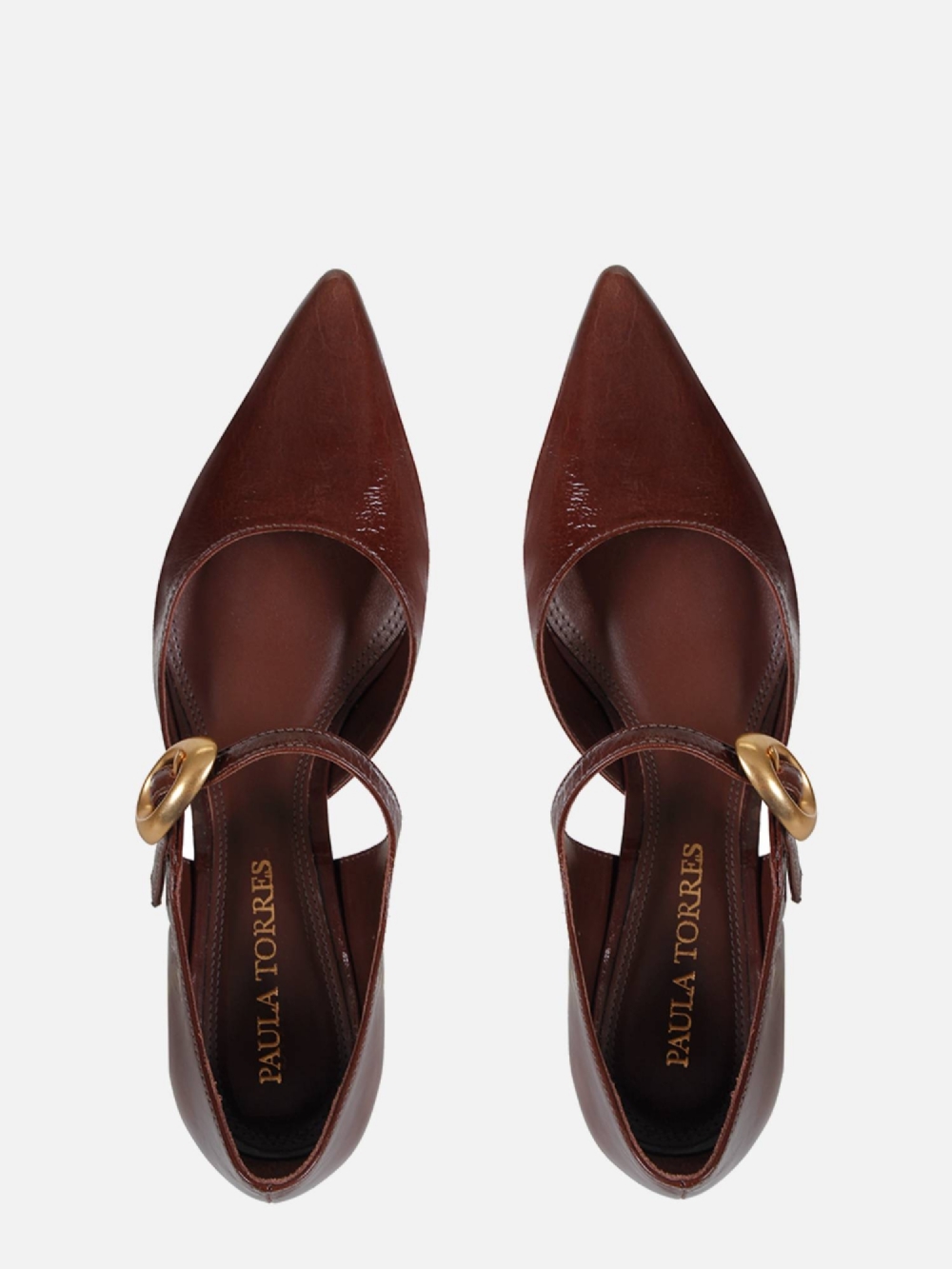 SCARPIN JÚLIA CONHAQUE