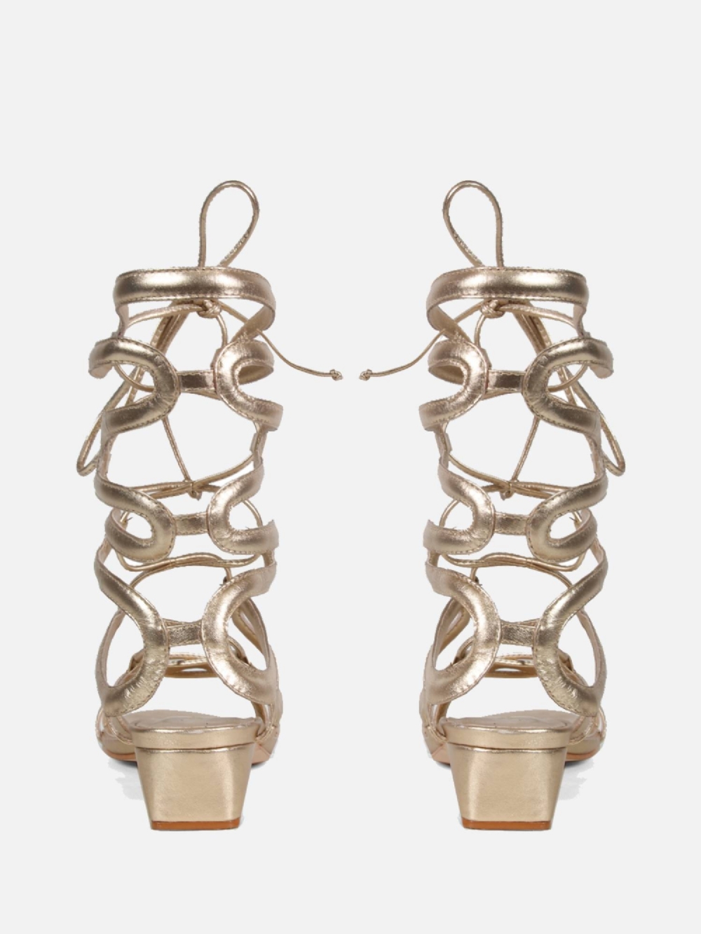 SANDÁLIA GLADIADORA BOGO DOURADO