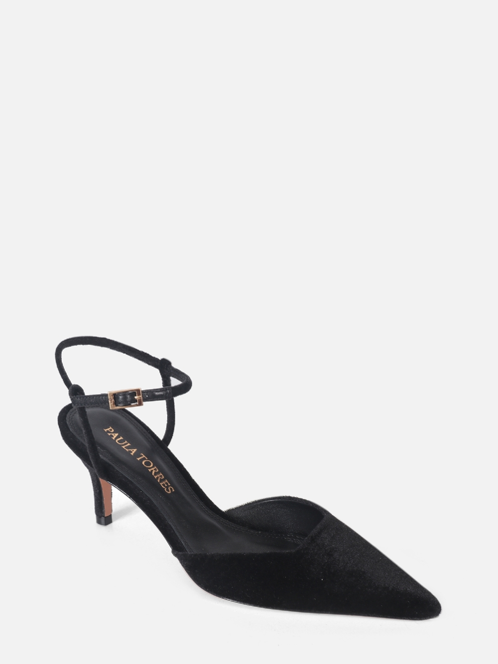 Scarpin Velvet Preto