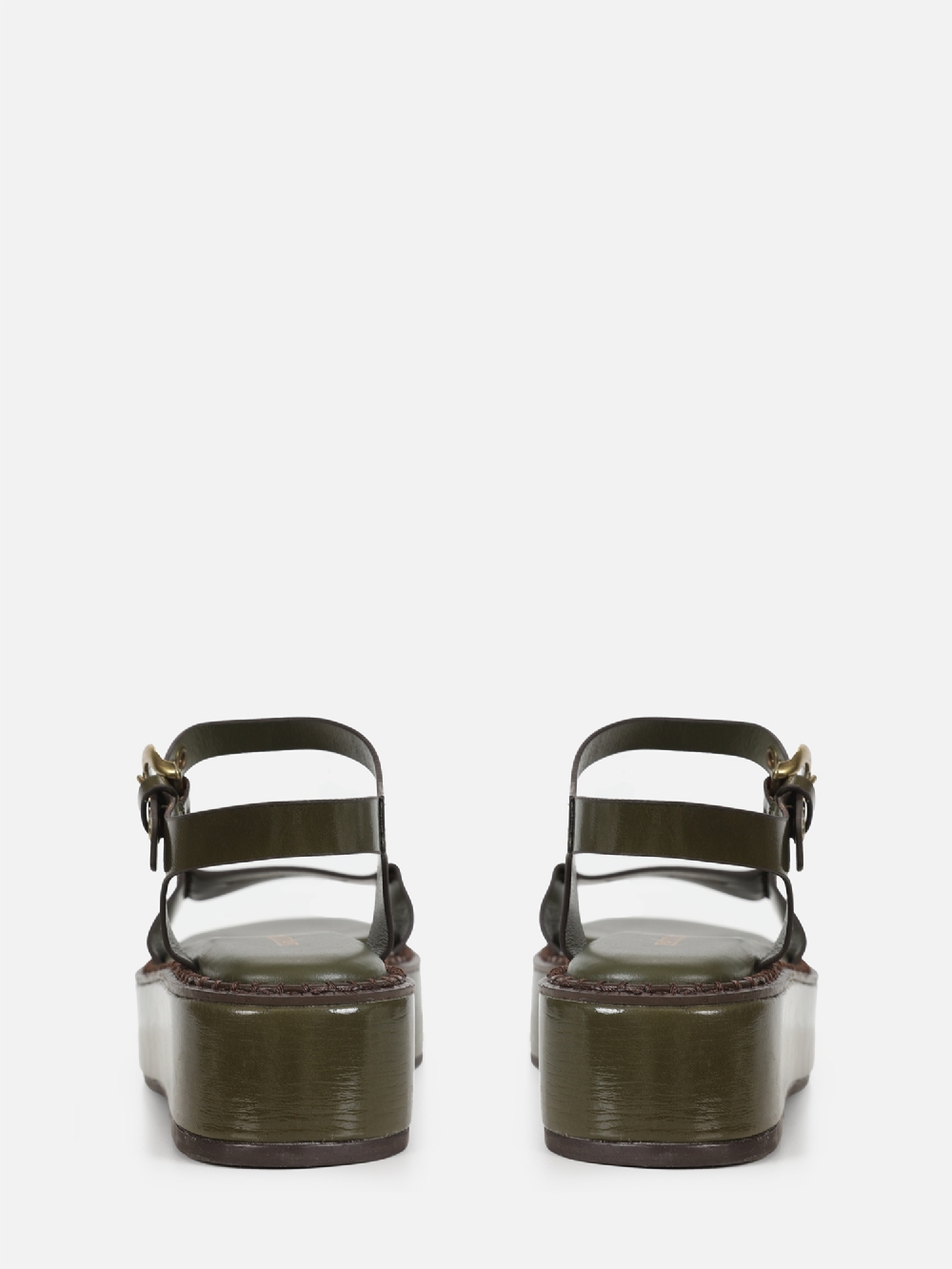 FLATFORM EM COURO LANA MUSGO