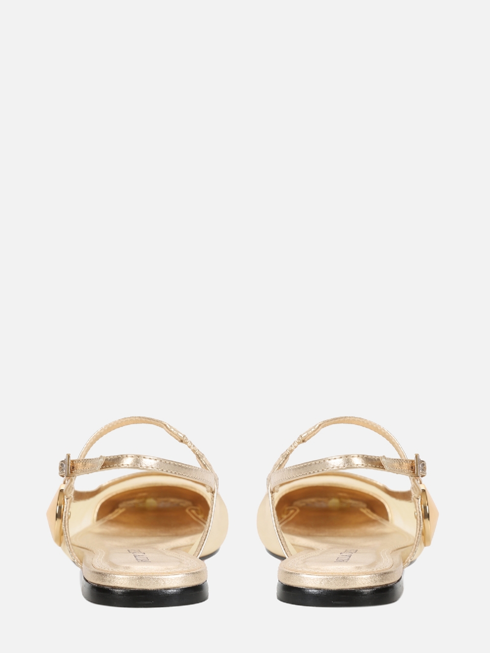 SAPATILHA EM TELA AMELIE SATURNO COM METAL DOURADO
