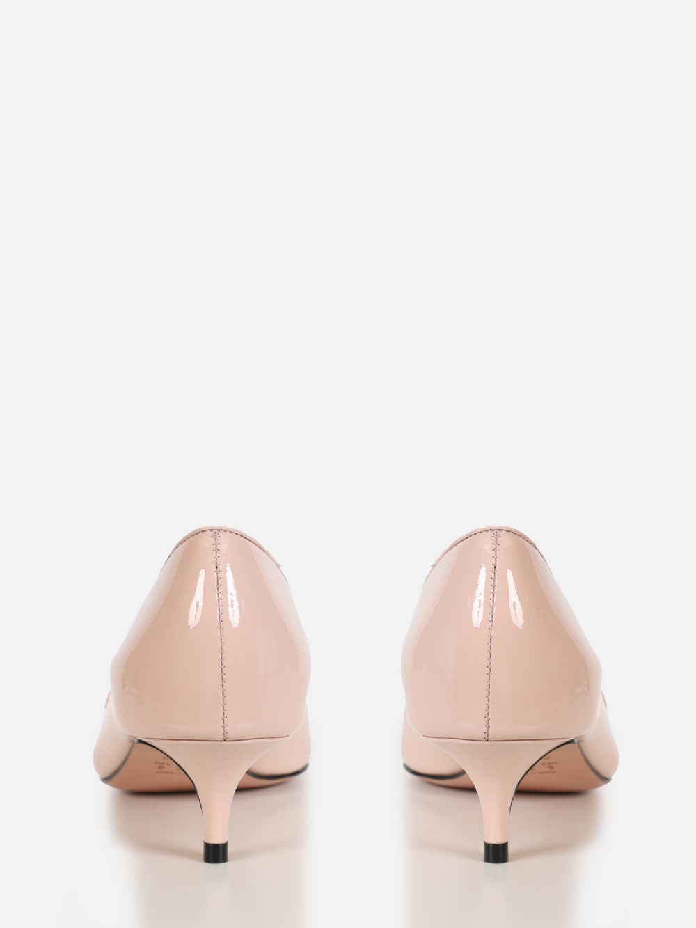 SCARPIN EM COURO VERNIZ MARIE ROSA SALTO BAIXO FINO